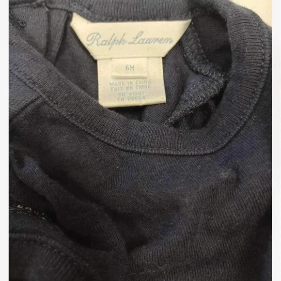 💥HOST PICK💥 Ralph Lauren Blue & Yellow Dress Size 6M - Picture 6 of 7